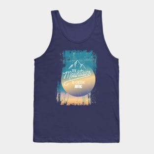 The Mountains Is Calling You T Shirt Nature adventure Tank Top